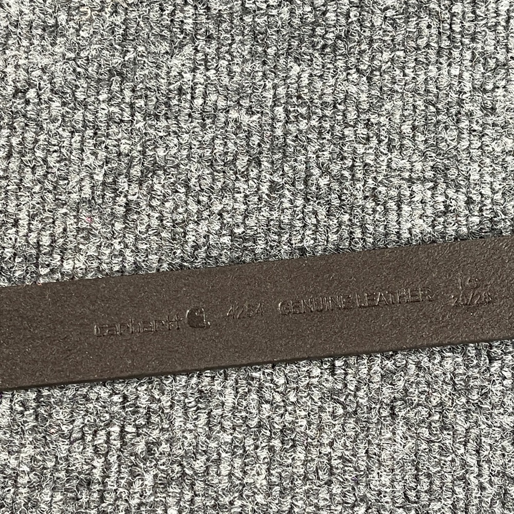 *NWT Carhartt Youth  Casual Rugged Genuine Leather Belt - Picture 10 of 12